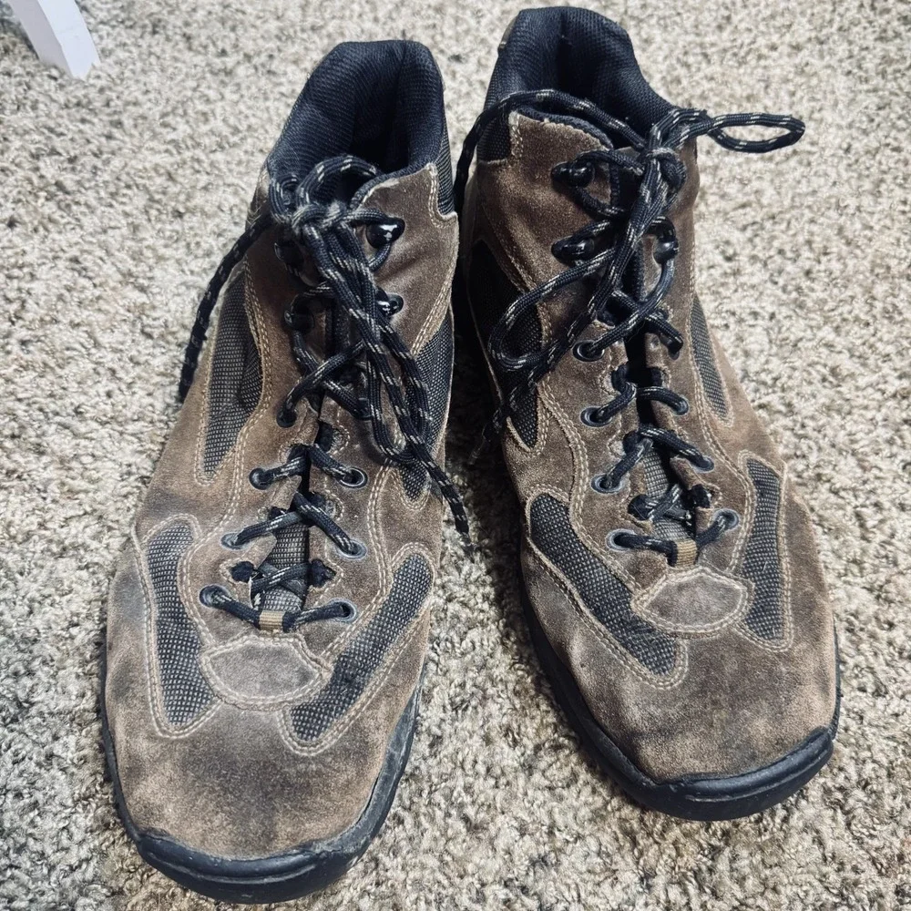 Lands End Brown Waterproof Hiking Boots Mens sz 11 trail outdoor
